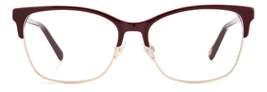 Premium Women Fossil Model Eyeglasses: Fos 7107 - Raspberry- SpecSMART Eye Clinic (Front View)